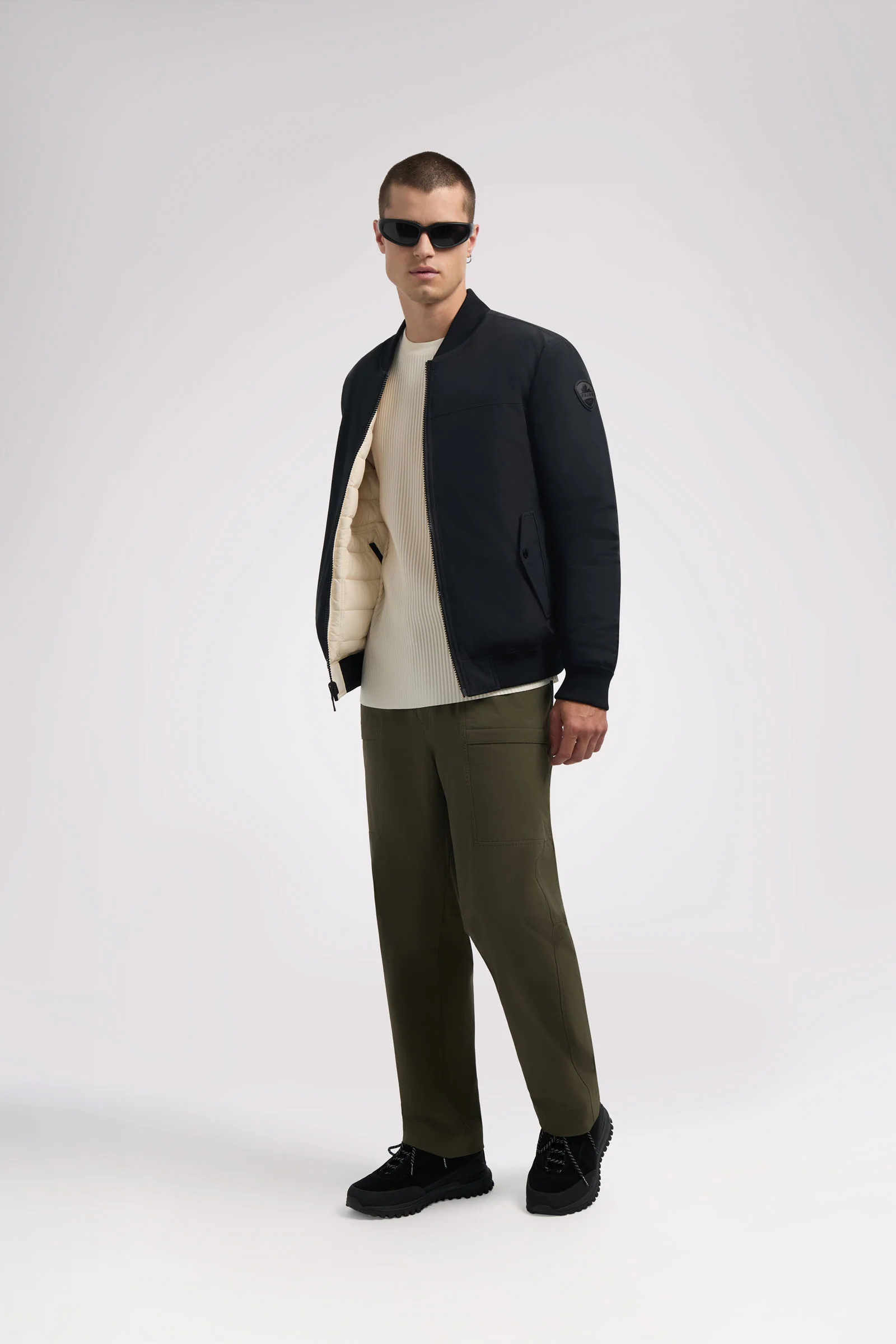 Aries Men's Reversible Lightweight Bomber - Image 13