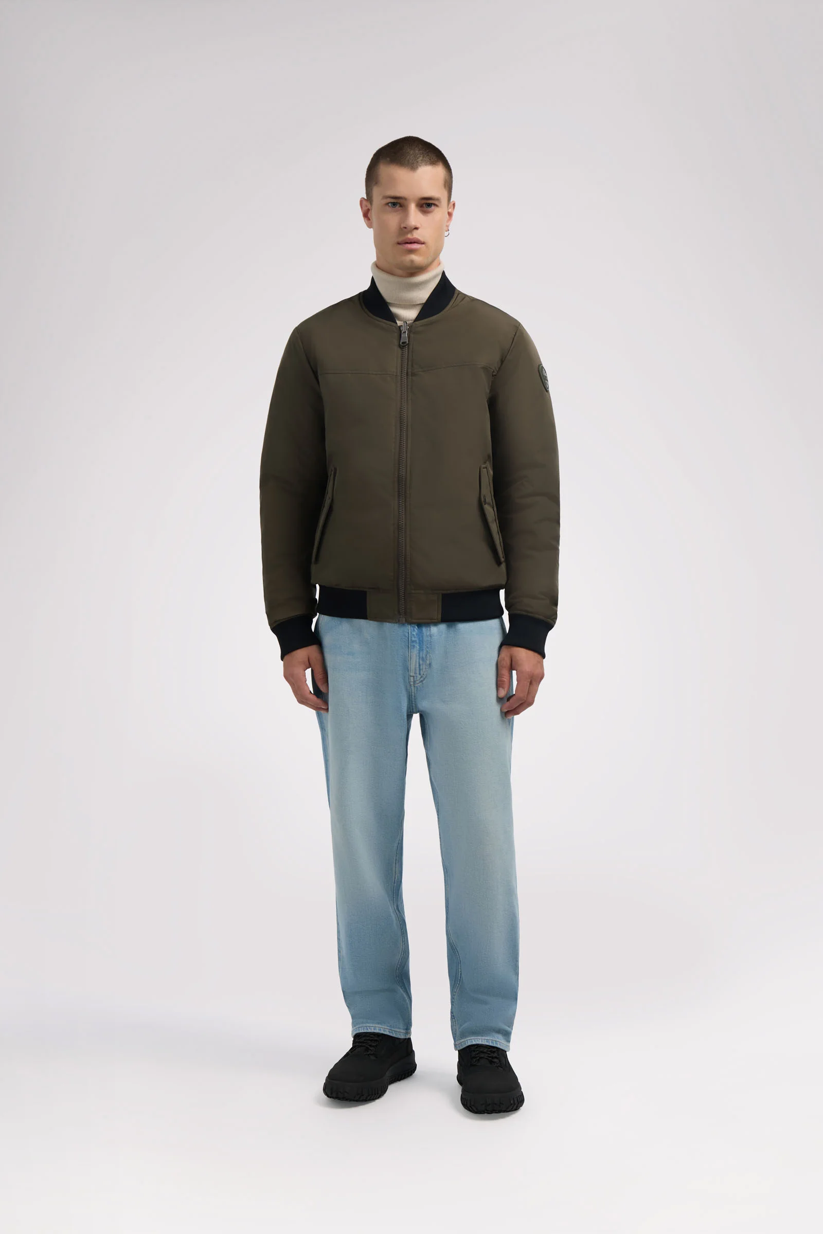 Aries Men's Reversible Lightweight Bomber - Image 14