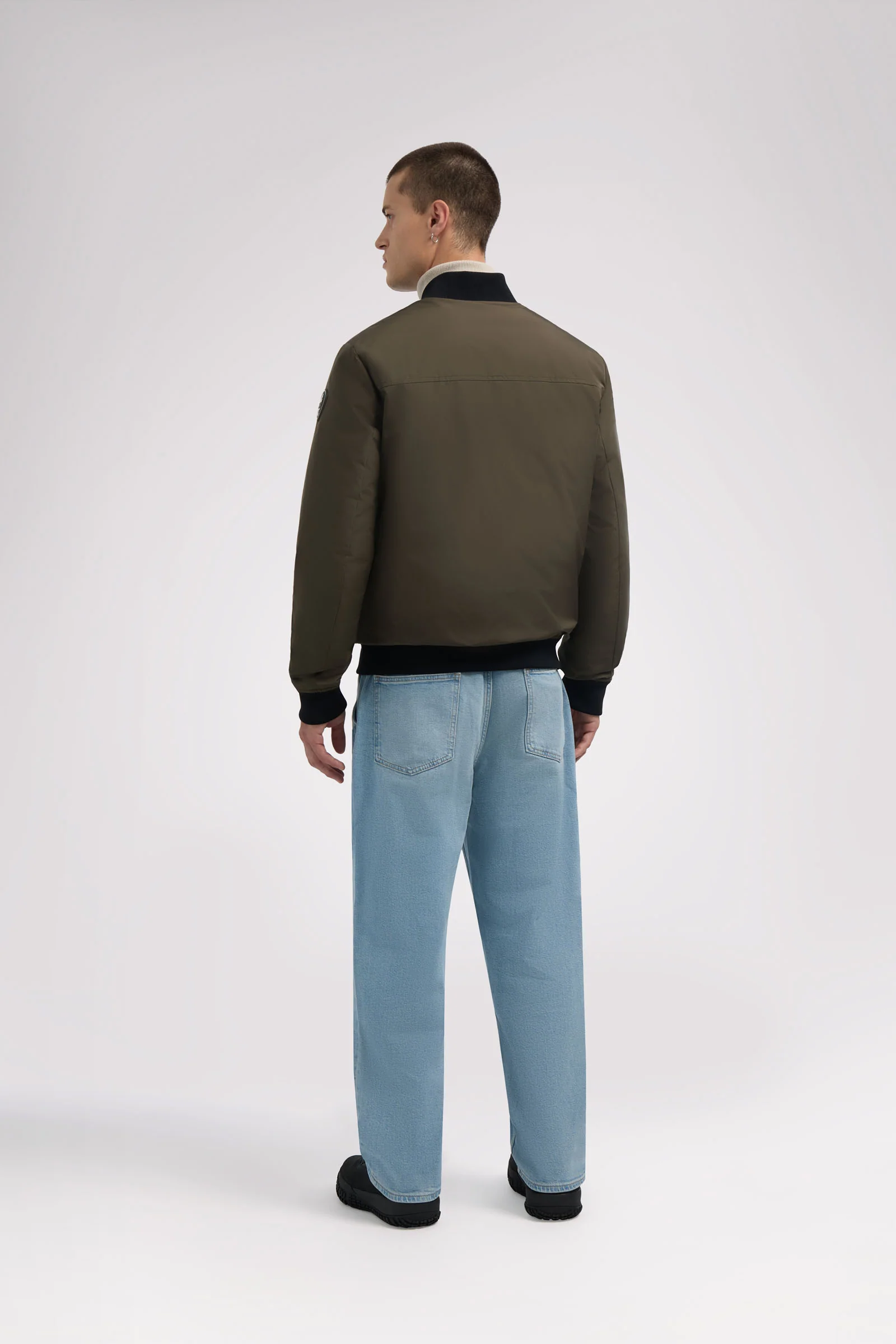 Aries Men's Reversible Lightweight Bomber - Image 18
