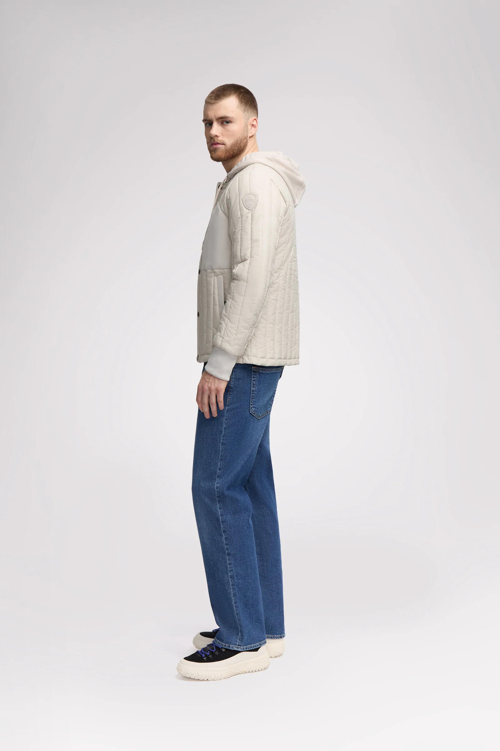 Carnelian Men's Quilted Shacket - Image 3