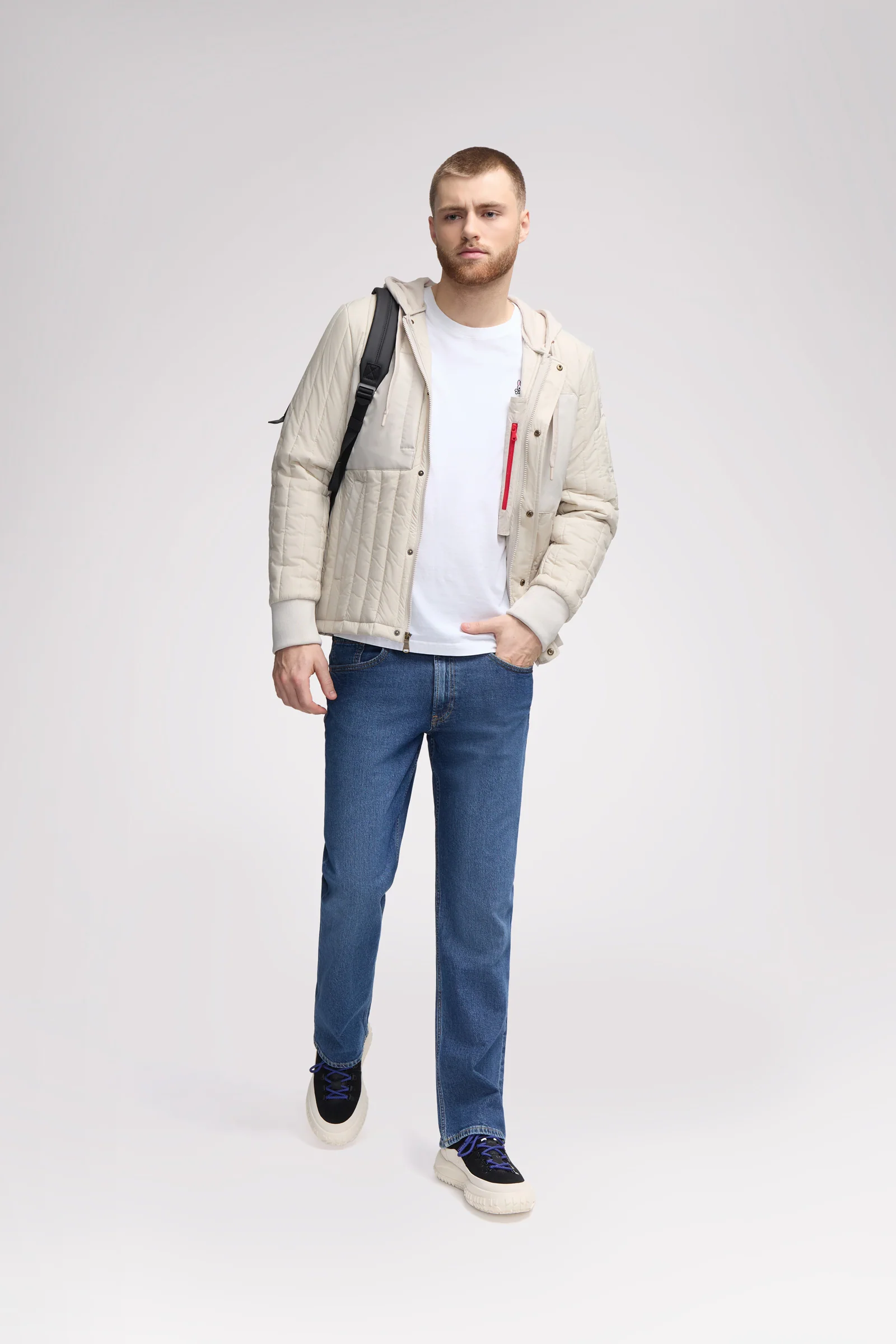 Carnelian Men's Quilted Shacket - Image 6