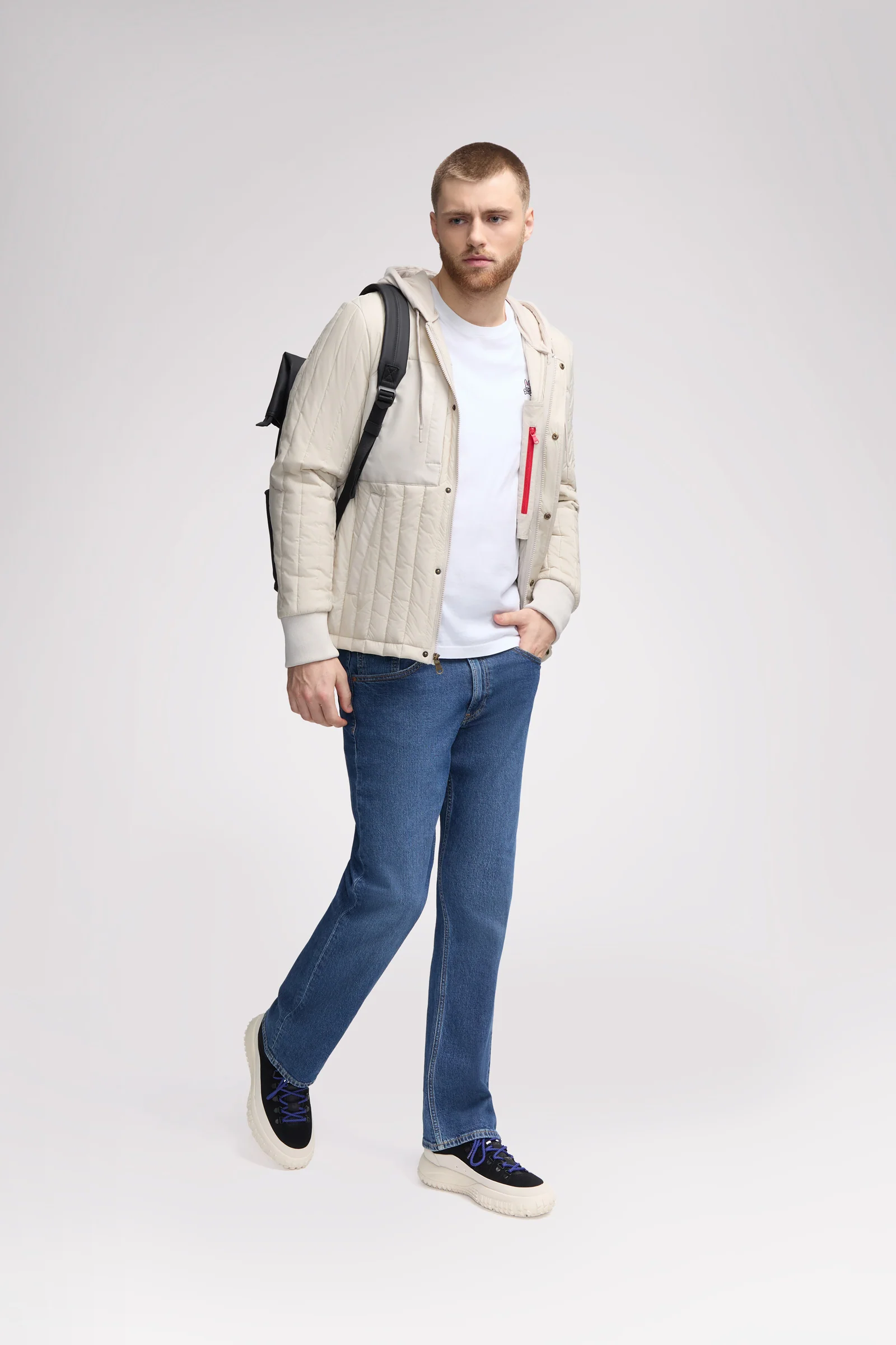 Carnelian Men's Quilted Shacket - Image 7
