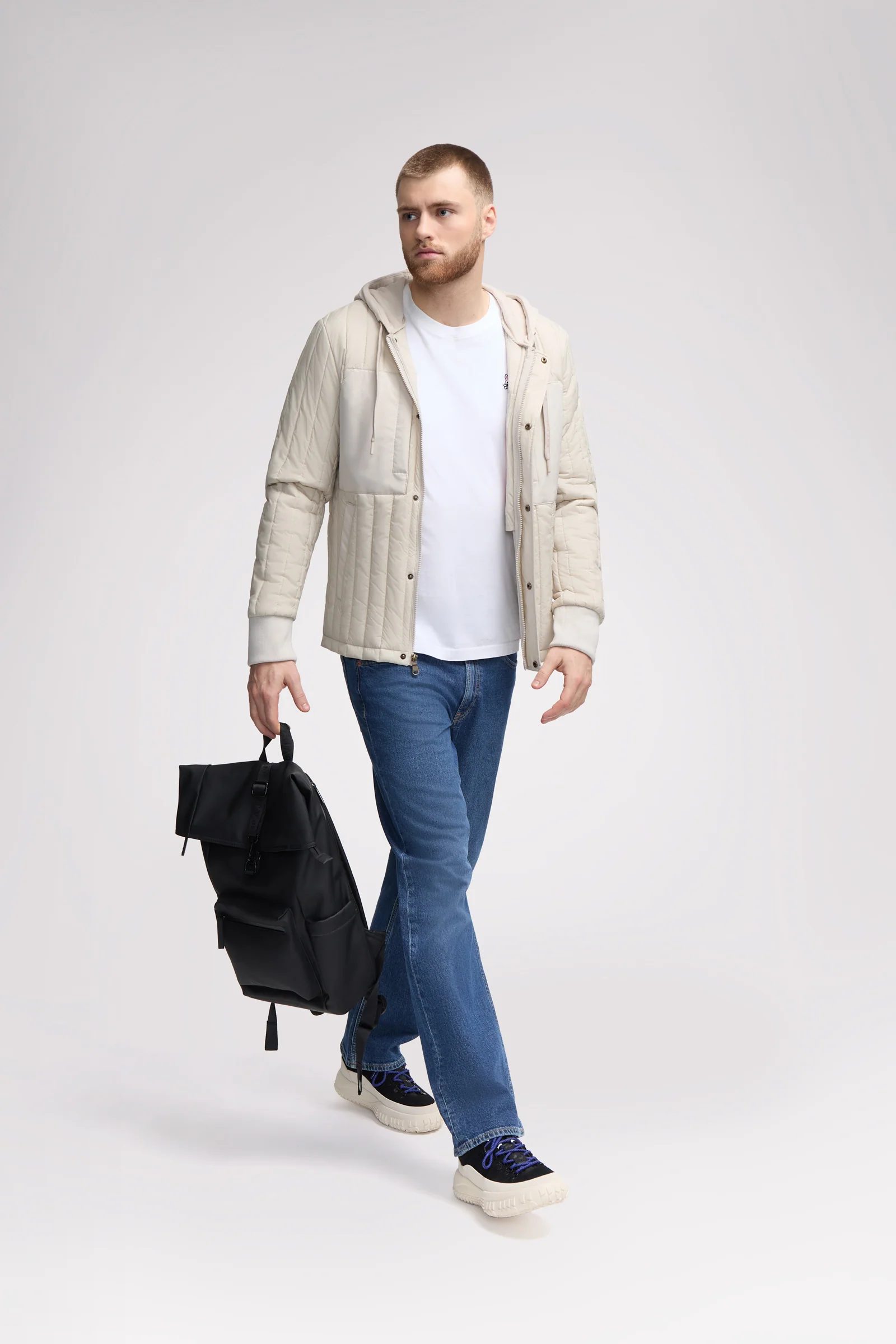 Carnelian Men's Quilted Shacket - Image 8