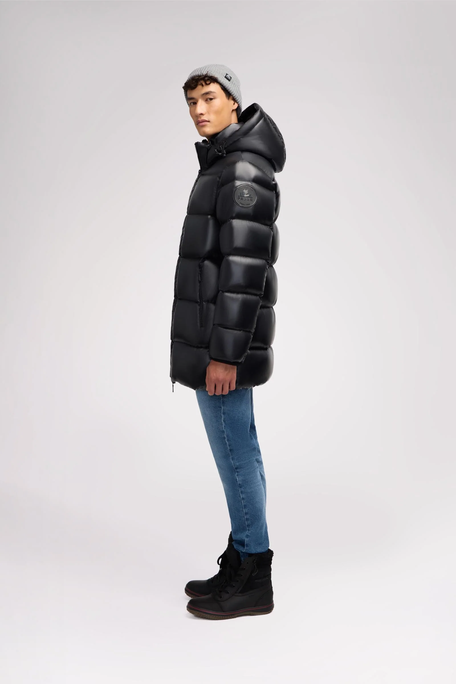 Dechen Men's Channel Quilted Puffer - Image 3