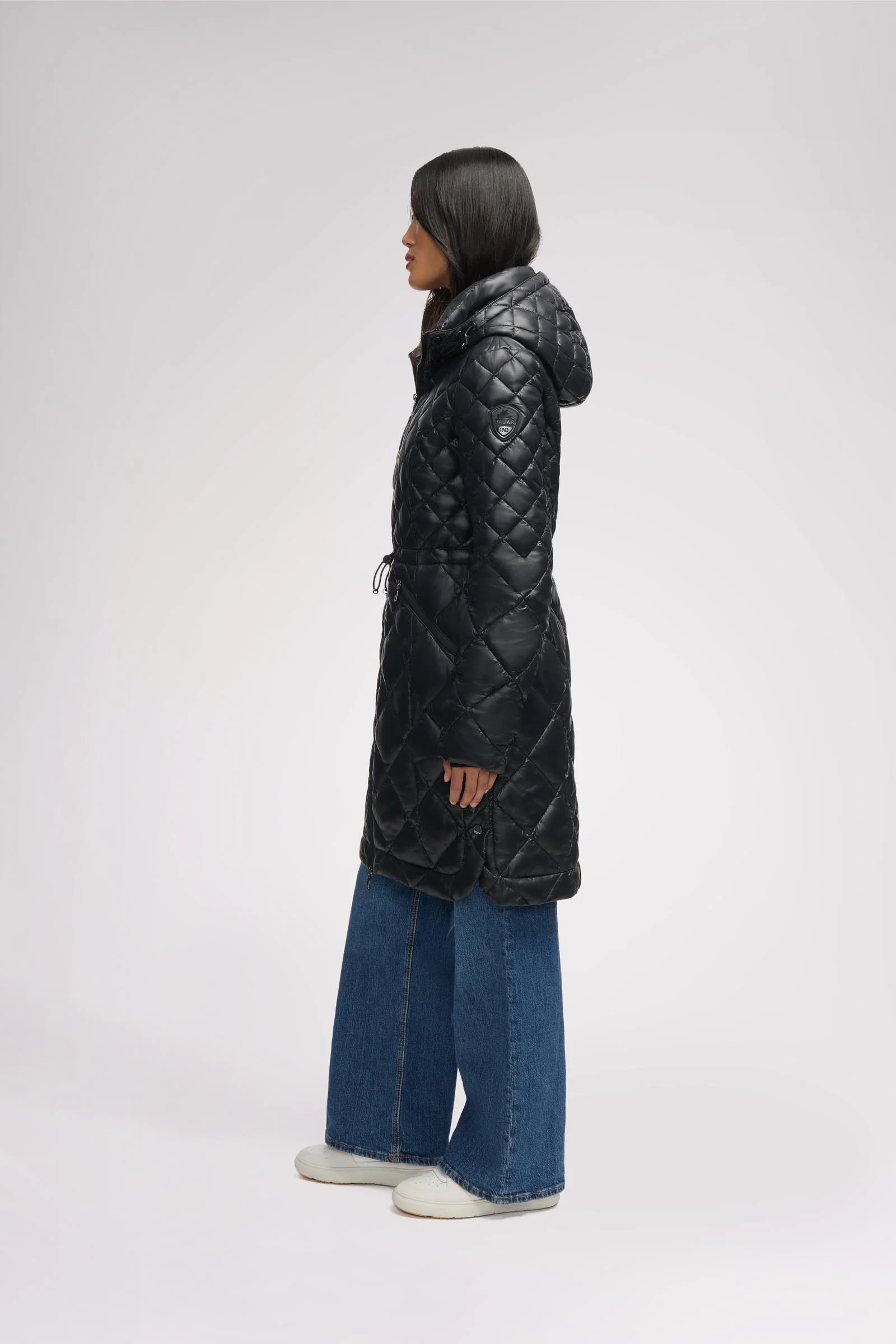 Halona Women's Lightweight Mid Length Puffer - Image 3