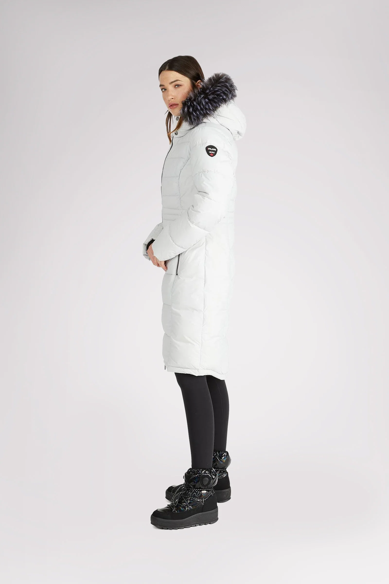 Jupiter Women's Puffer Jacket w/ Faux Fur Trim - Image 11