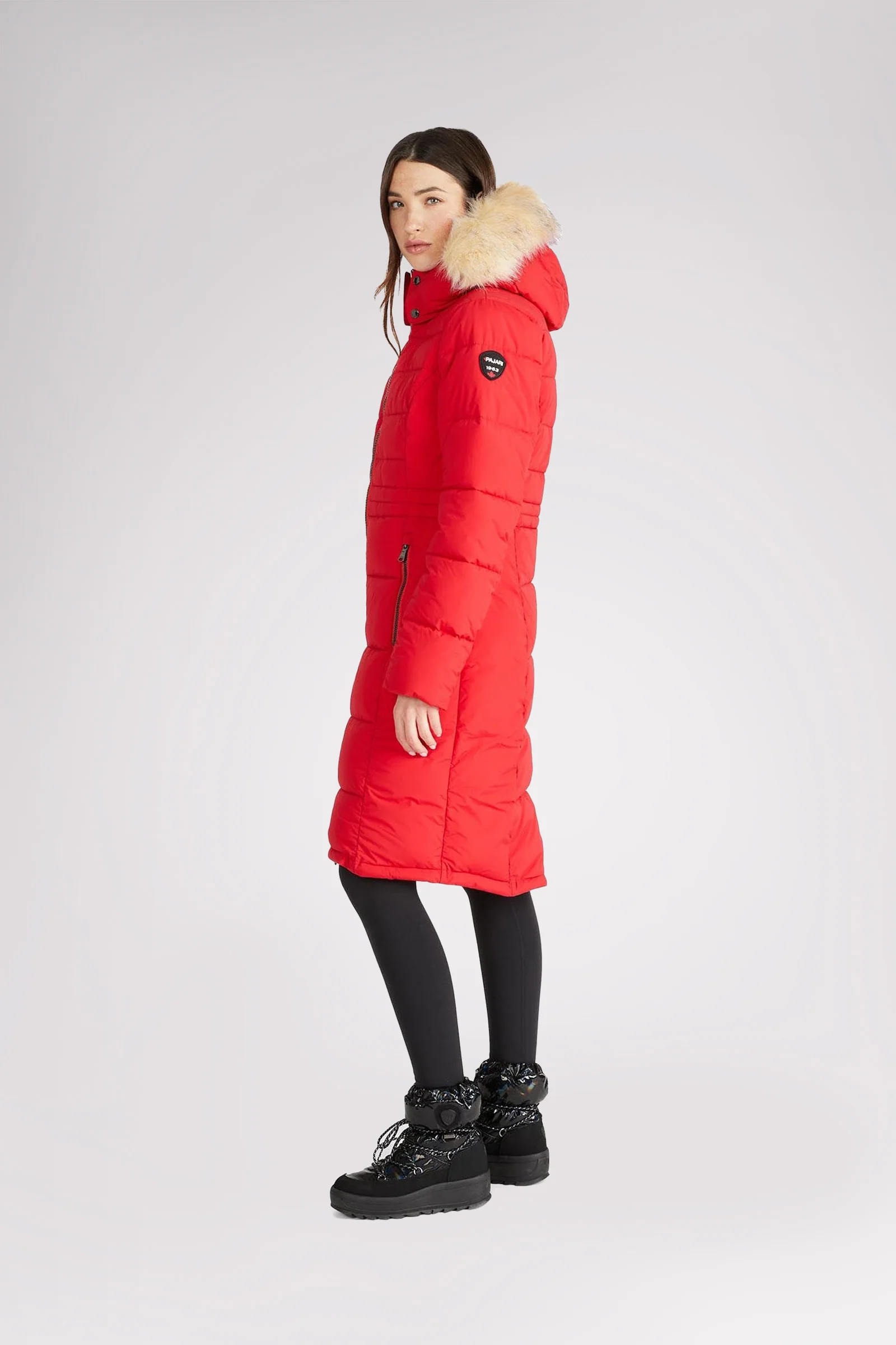 Jupiter Women's Puffer Jacket w/ Faux Fur Trim - Image 6