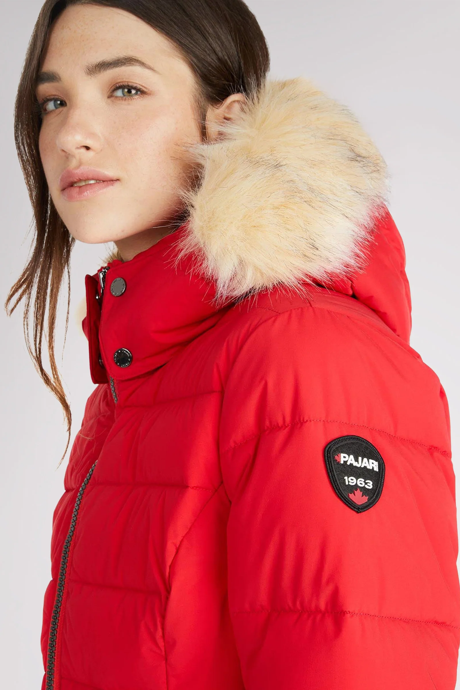 Jupiter Women's Puffer Jacket w/ Faux Fur Trim - Image 7