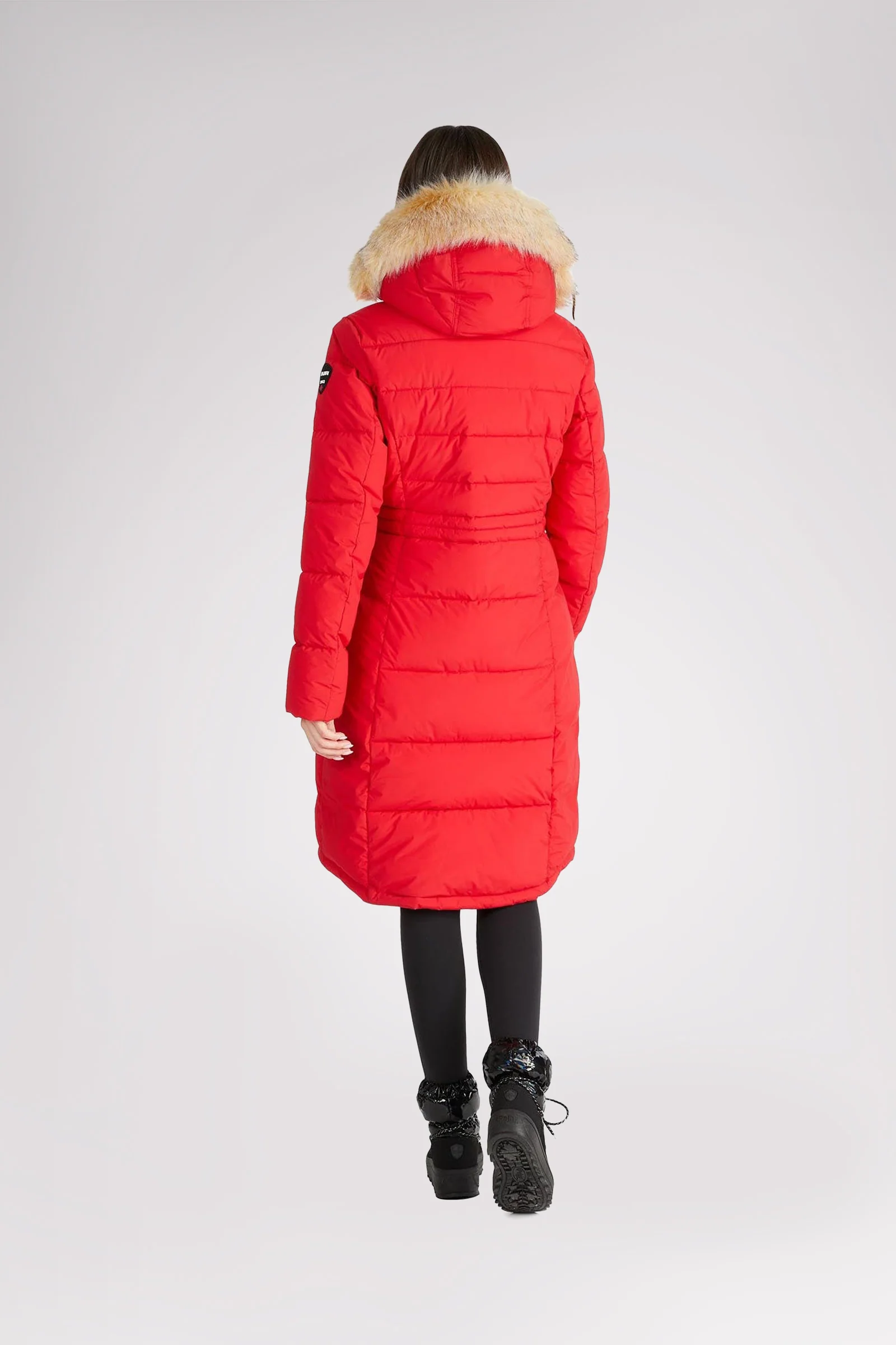 Jupiter Women's Puffer Jacket w/ Faux Fur Trim - Image 8