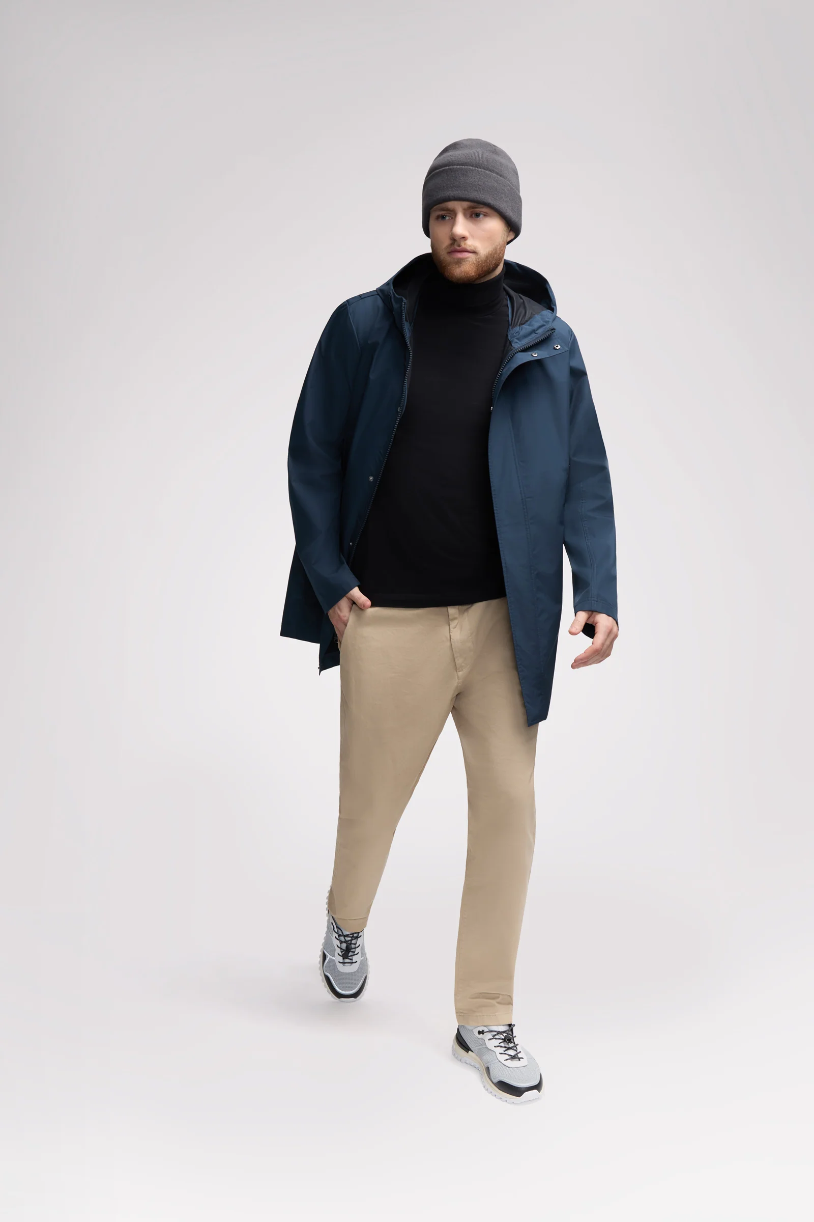 Kaito Men's Hooded Car Coat - Image 18