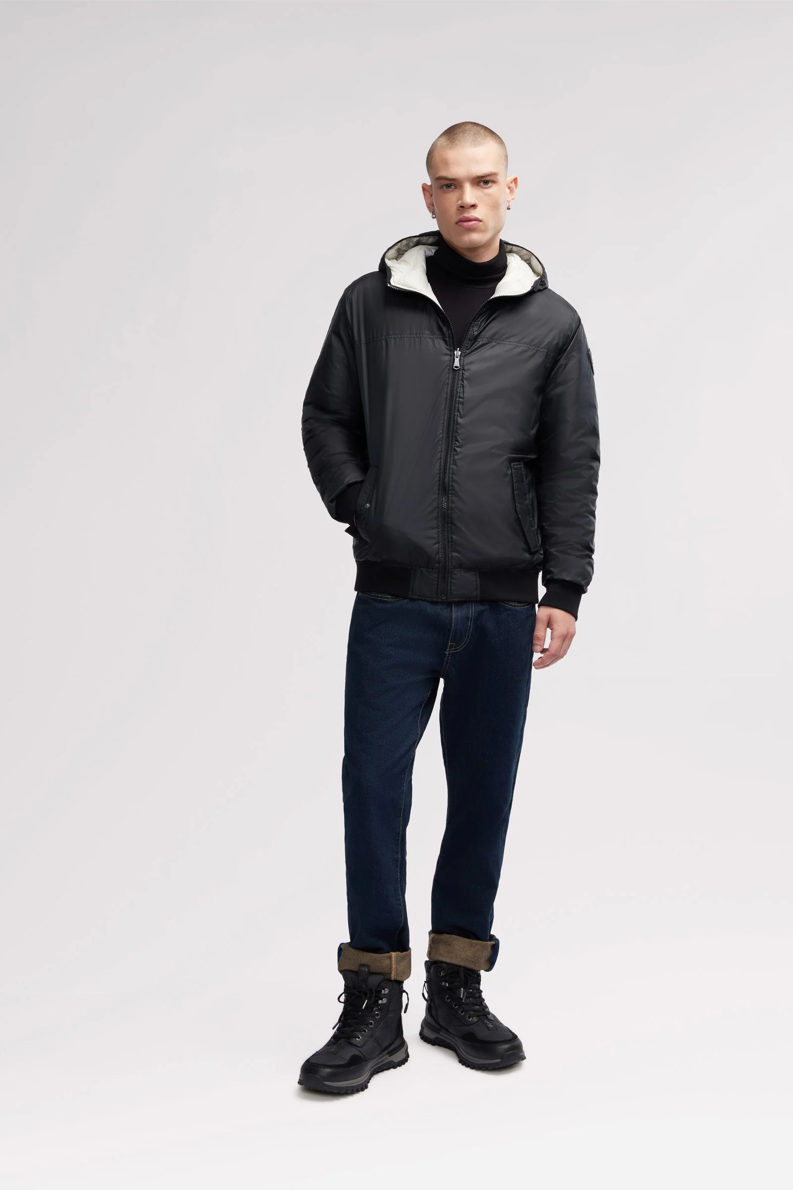Maxwell Men's Lightweight Reversible Bomber - Image 66
