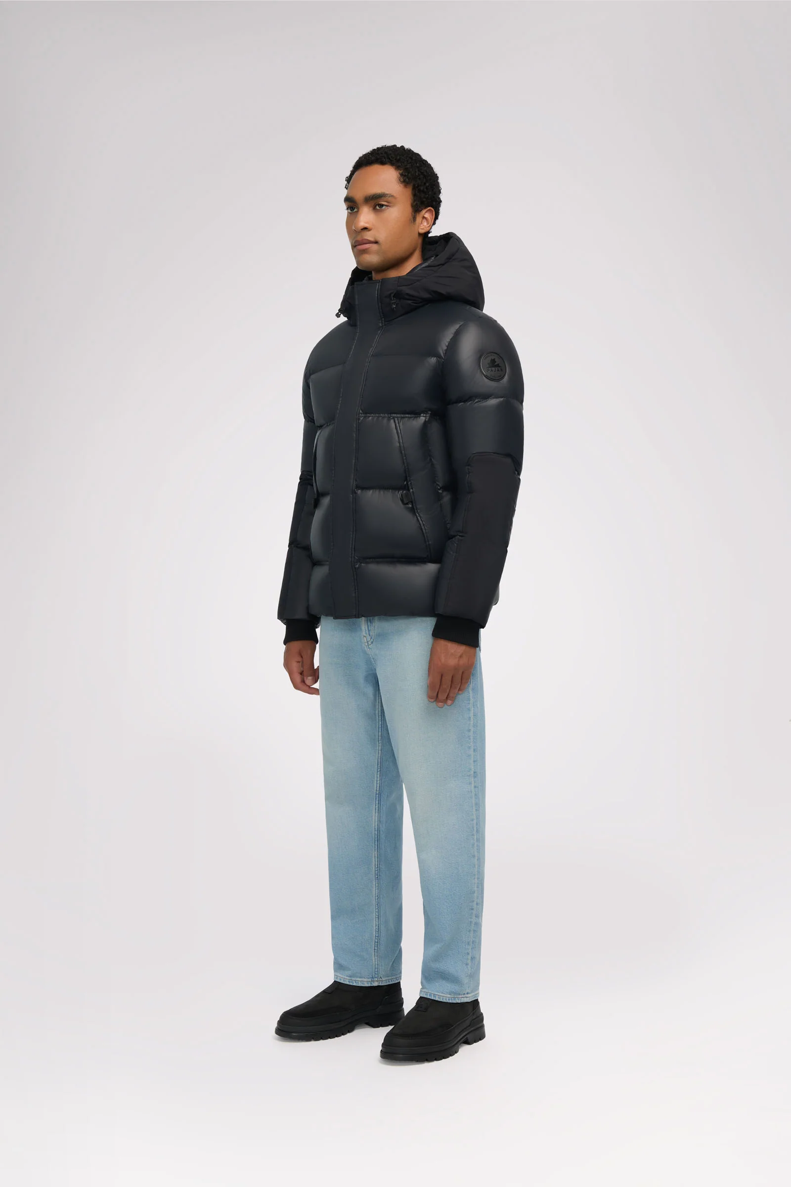 Nuray Men's Mixed Media Puffer - Image 10