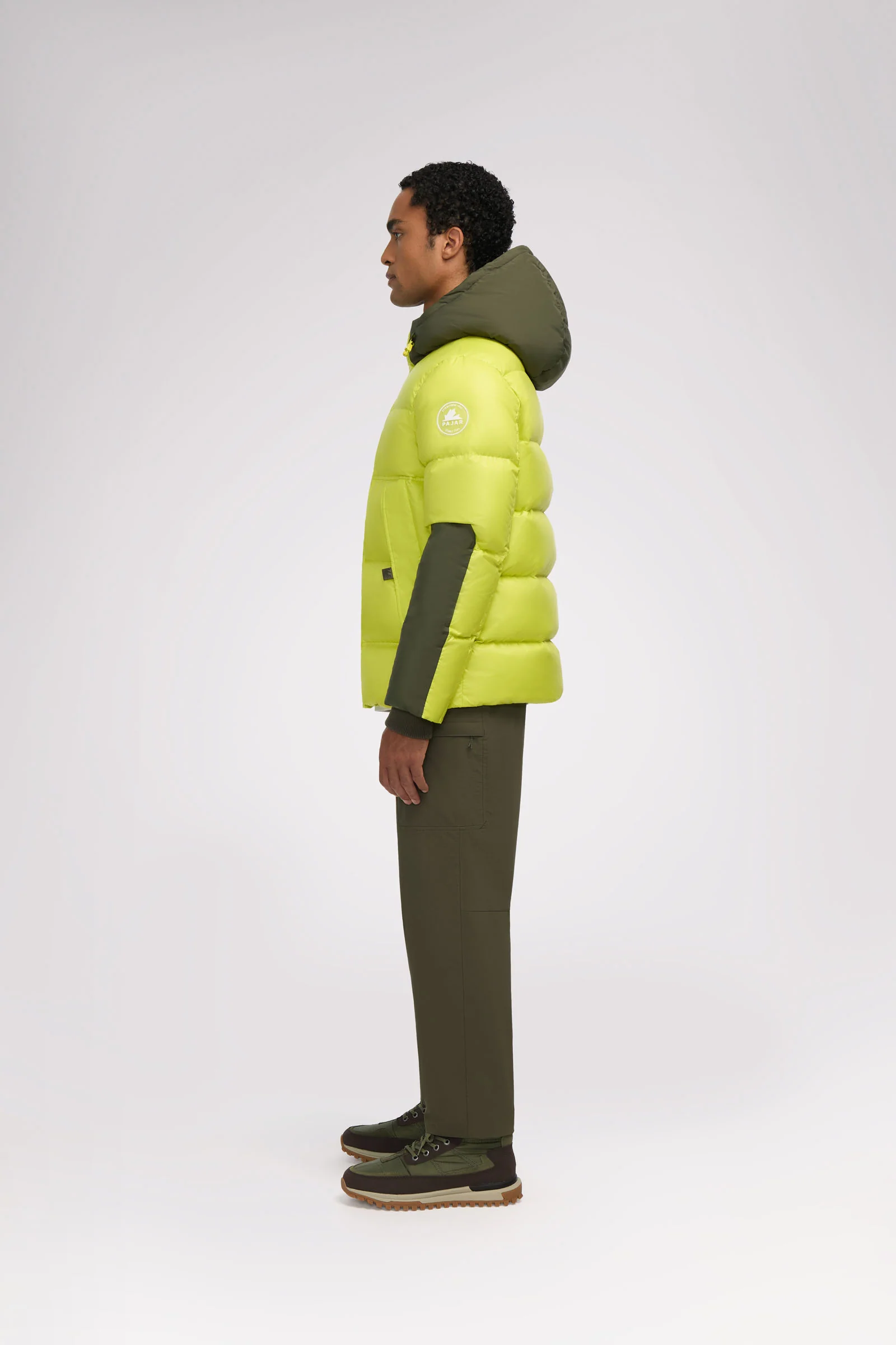 Nuray Men's Mixed Media Puffer - Image 4