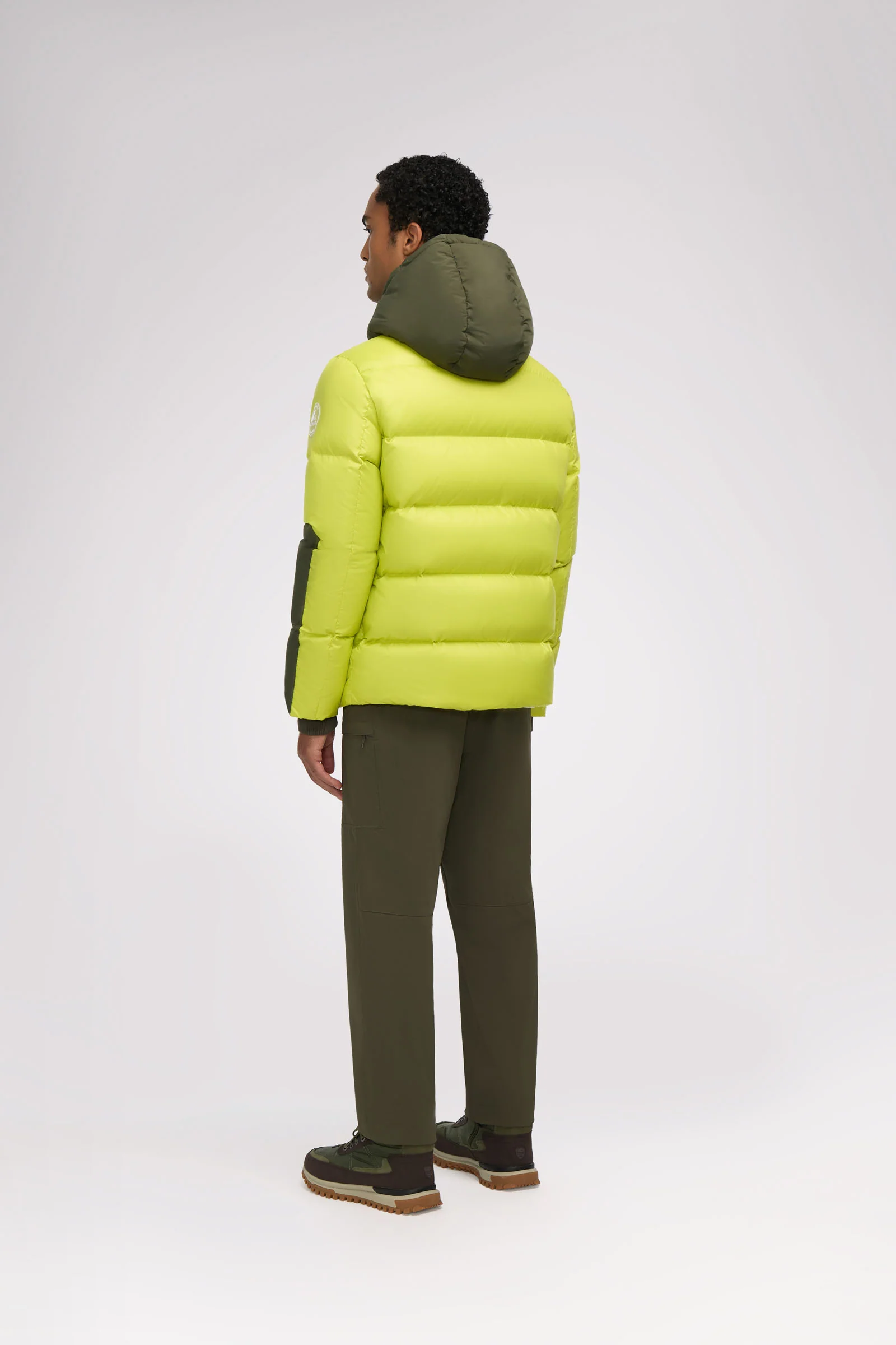 Nuray Men's Mixed Media Puffer - Image 5