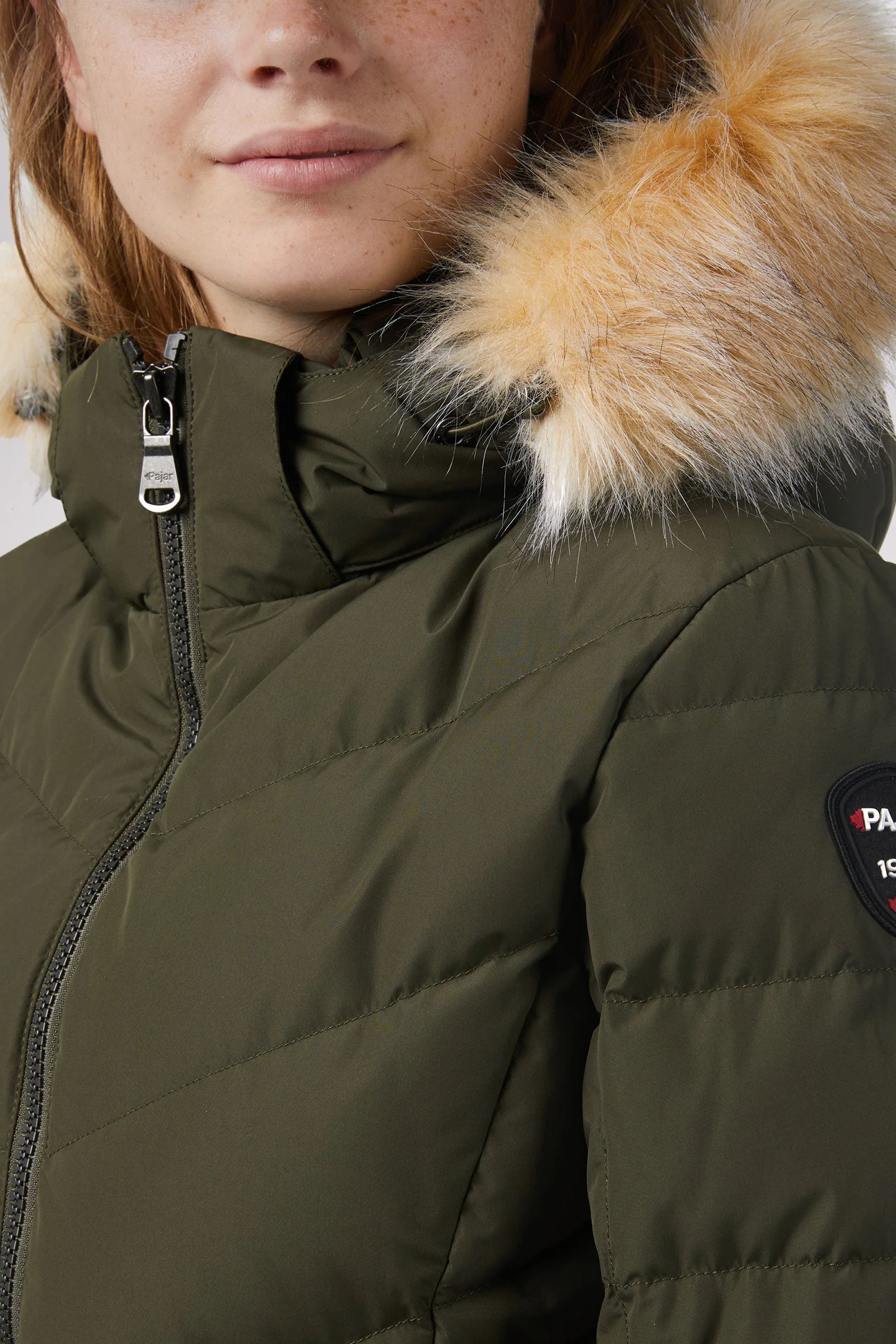 Queens Quilted Puffer w/Faux Fur Hood Trim - Image 10
