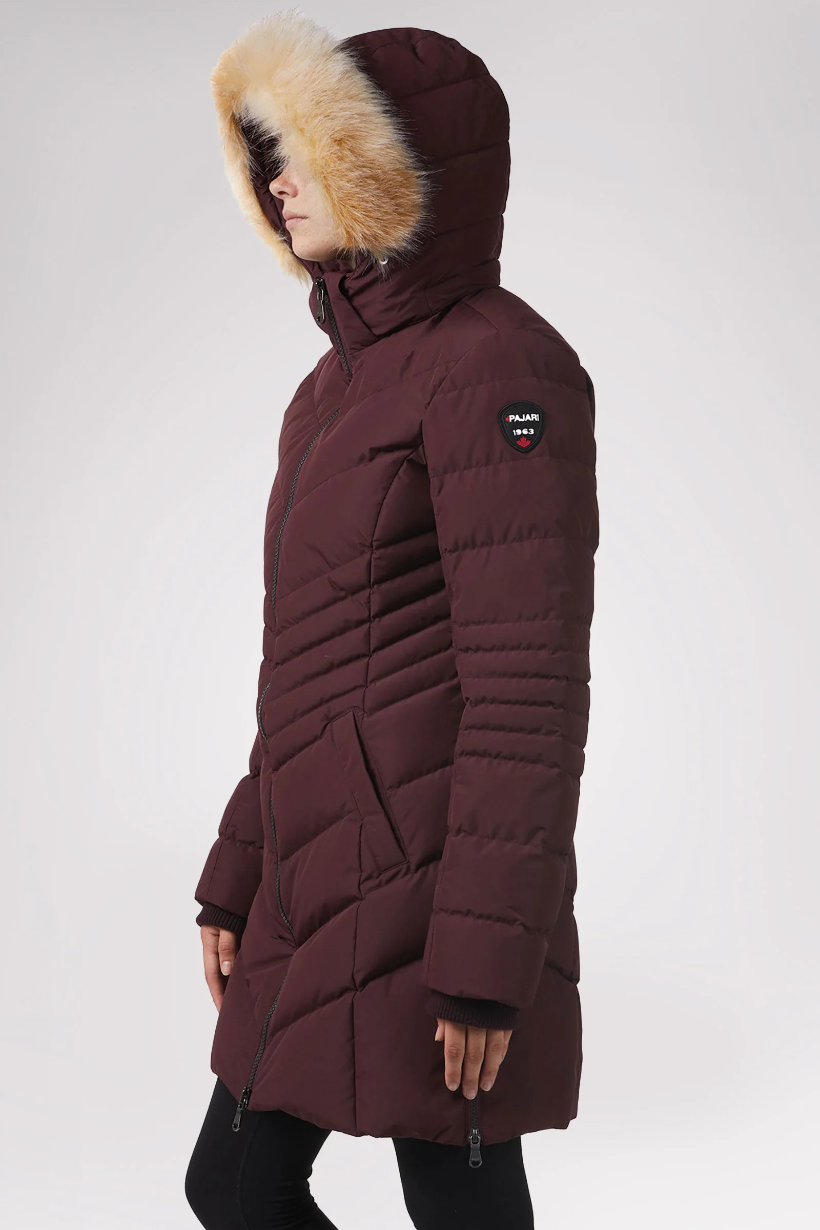 Queens Quilted Puffer w/Faux Fur Hood Trim - Image 14