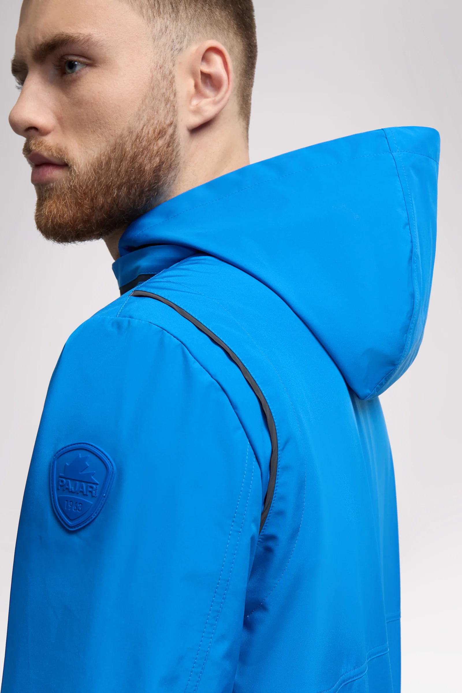 Riku Men's Hooded Golf Jacket - Image 5
