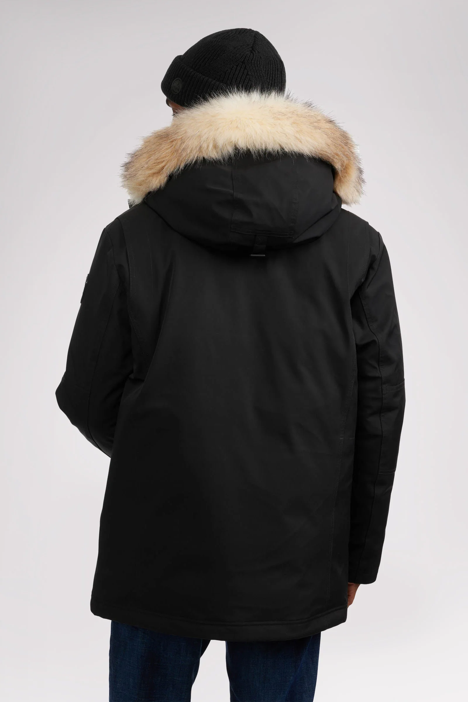 Soren Men's Parka w/Faux Fur Trim - Image 4