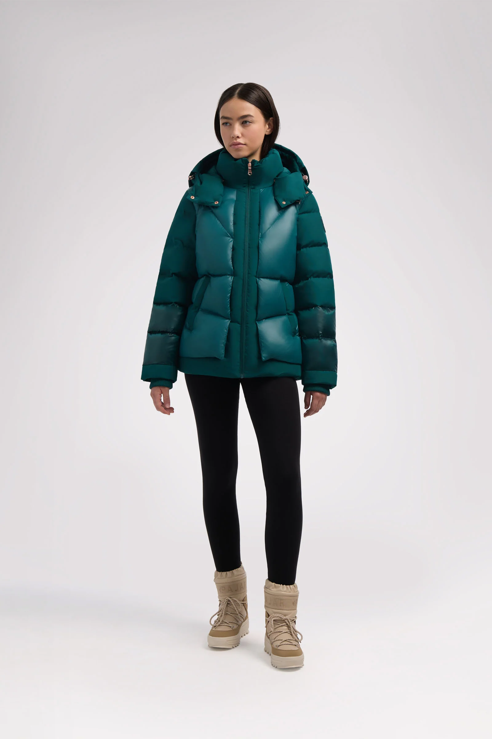 Vega Women's Mixed Media Puffer - Image 18