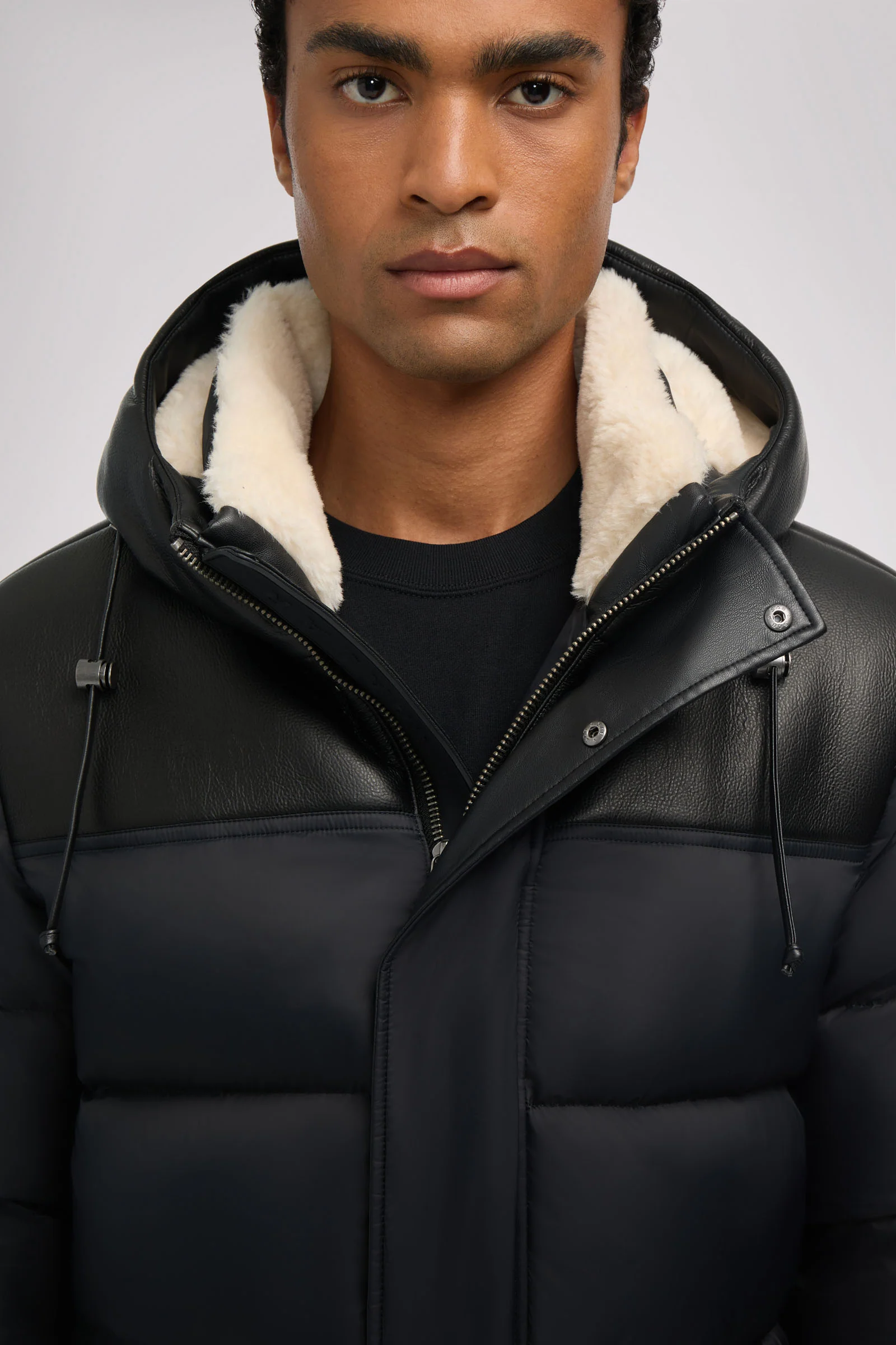 Wolf Men's Faux Shearling Parka Puffer - Image 7